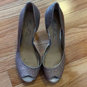 Marc Fisher glitter pumps, size 7